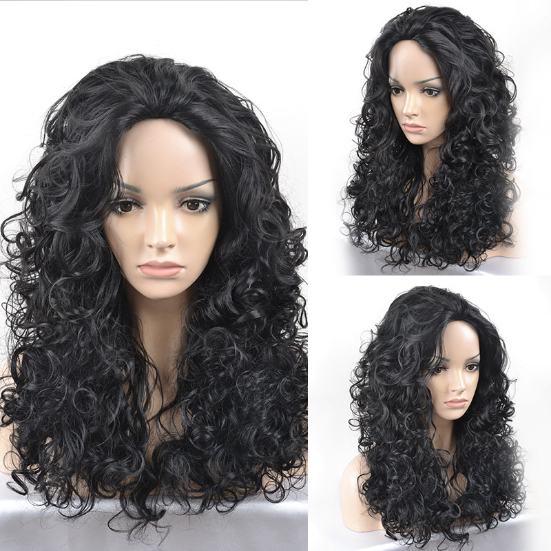 Women's Elegant Sexy Casual Party Stage High Temperature Wire Long Curly Hair Wig Net display picture 1