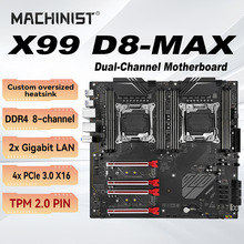 MACHINIST X99-D8-MAX Dual-way motherboard c612DDR4 PCIex16*4