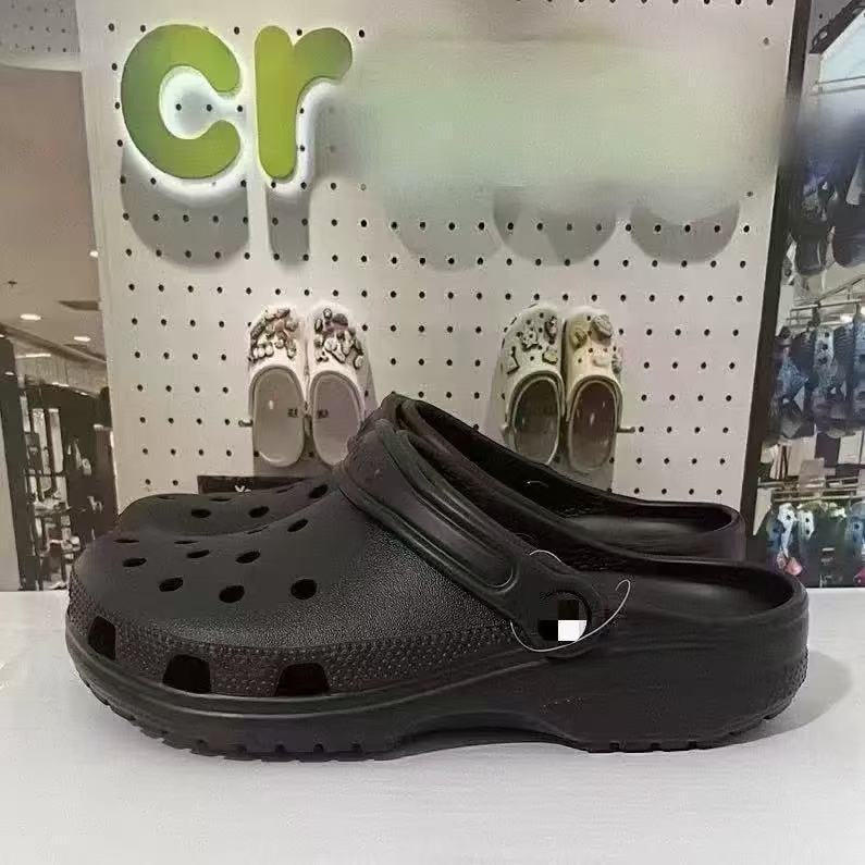 Sandalias Caruo nuevo estilo de suela gruesa zapatos con agujeros para parejas de verano para aumentar la suela suave antideslizante EVA todo-fósforo recreación cómoda