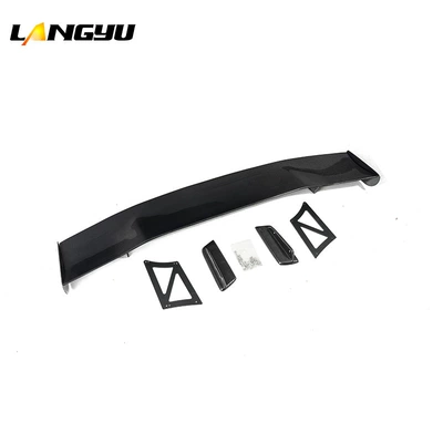 Langyu is suitable for Honda Type-R FD2 carbon fiber rear wing, modified JS style carbon fiber rear spoiler (Spoiler)