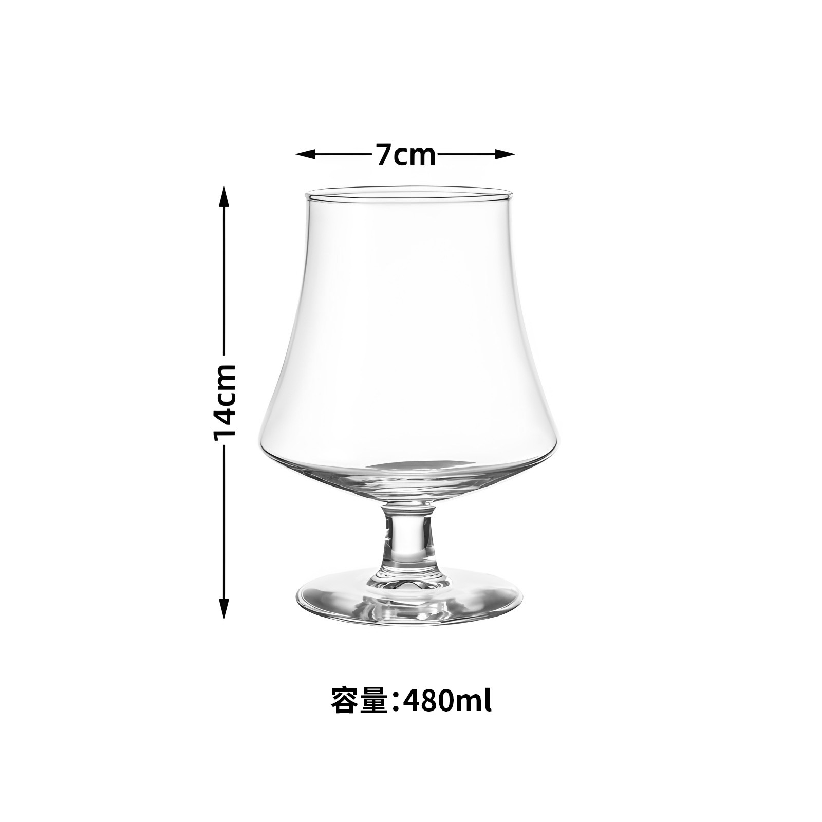 Copa de cintura cerrada