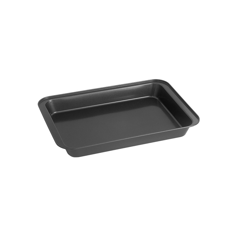 Placa de horneado de acero al carbono transfronterizo para horno de pan rectangular doméstico sin manchar molde de pastel de mañana antiguo image 6