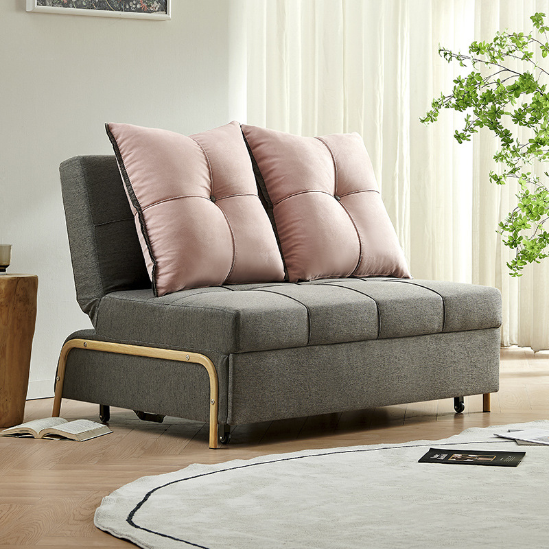 单人多功能折叠沙发床两用小户型卧室衣帽间书房办公室午睡沙发床