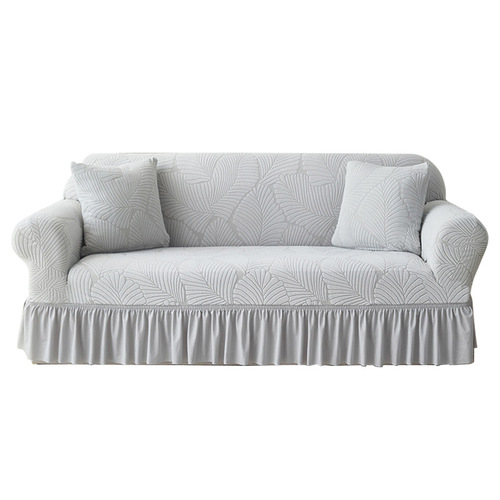Cross-border jacquard skirt style sofa cover all-in-one universal set four seasons universal sofa cover sofa cushion cover