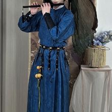 侠客风唐制圆领袍李白汉服套装男女款春秋国风