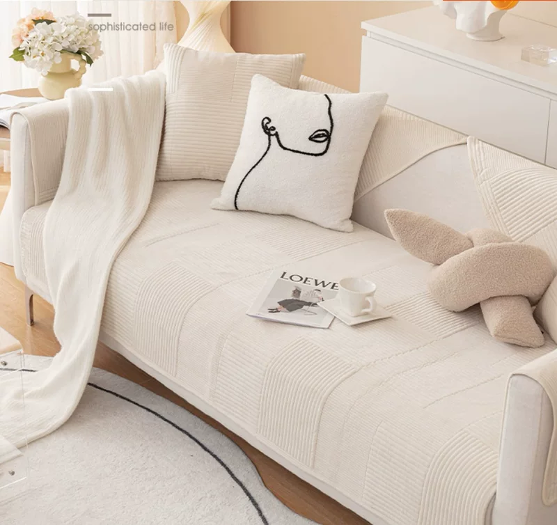 Plush sofa, non-slip winter pillow, increased thickness, new collection