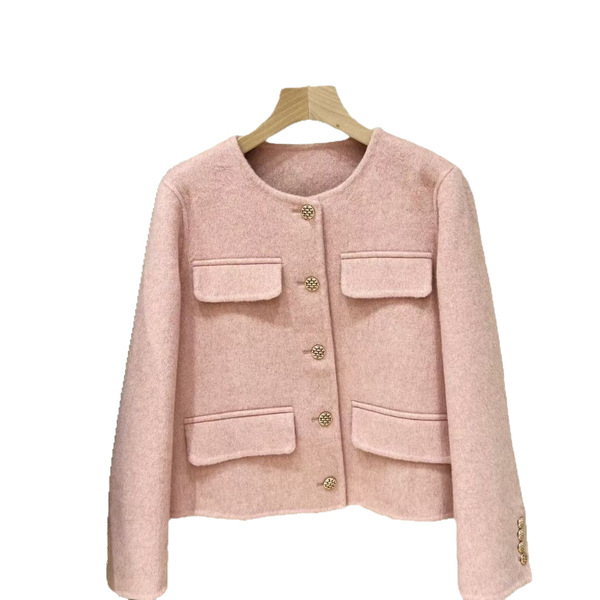 Woolen double-sided design woolen coat
