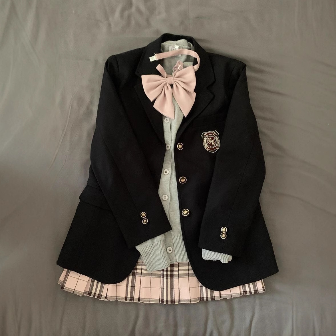 Jk Uniform Blazer for Women, Spring and Autumn Style, Japanese Genuine Original College Style School Uniform, Petite Blazer Top