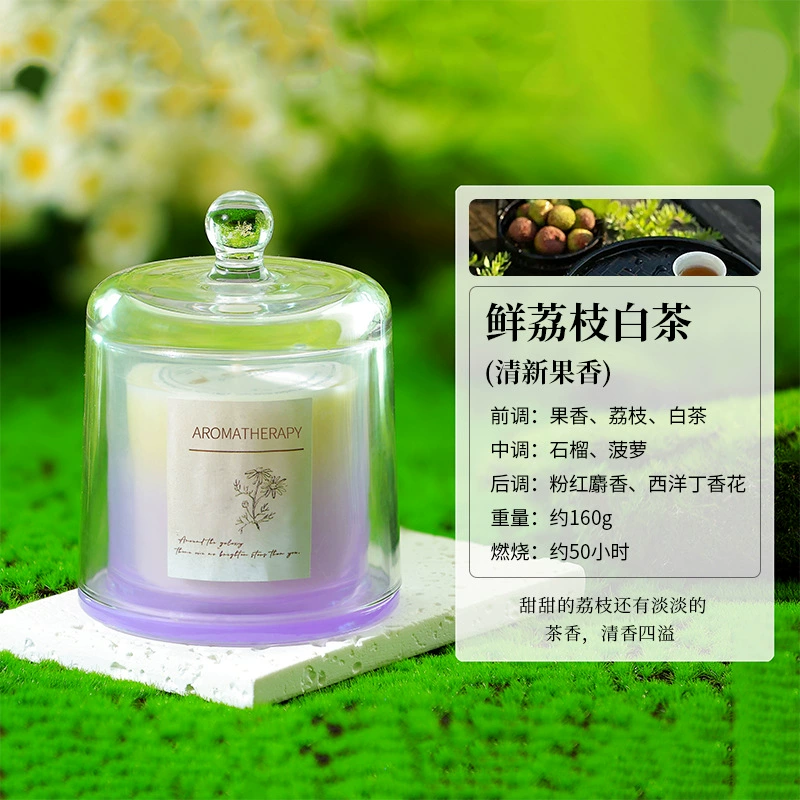Aromatherapy, glass perfumed candle, DIY