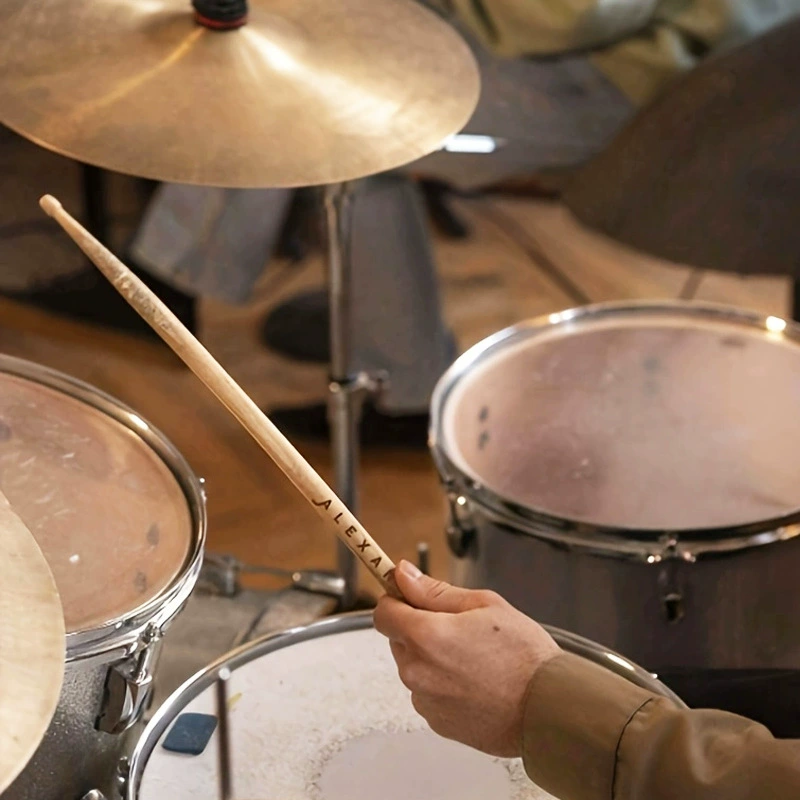 Индивидуальные барабанные палочки Персонализированные деревянные барабанные палочки Разноцветные барабанные палочки Учебные барабанные палочки Барабанные палочки Барабанные палочки