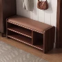 家用实木入户一体换鞋凳