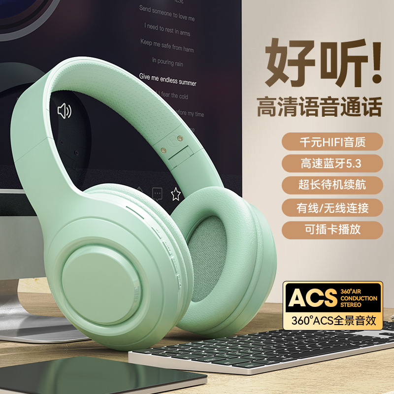 Audífonos supraaurales DR58max, nuevo modelo transfronterizo, con batería de ultra larga duración, bajos potentes, inalámbricos Bluetooth, disponibles para dropshipping.