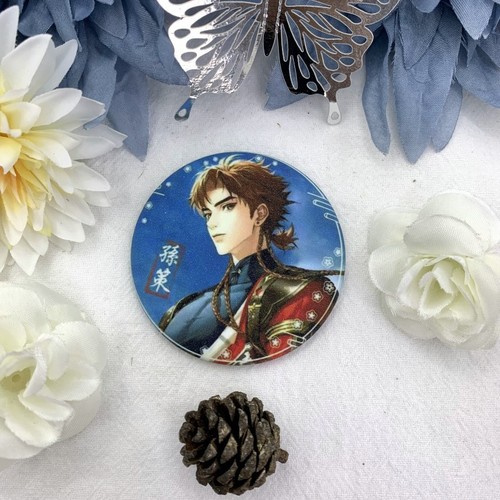 Codename Kite game peripherals Liu Bianzuo Ci Fu Rong fan two-dimensional frosted fine flash sun valley badge Bar Chi