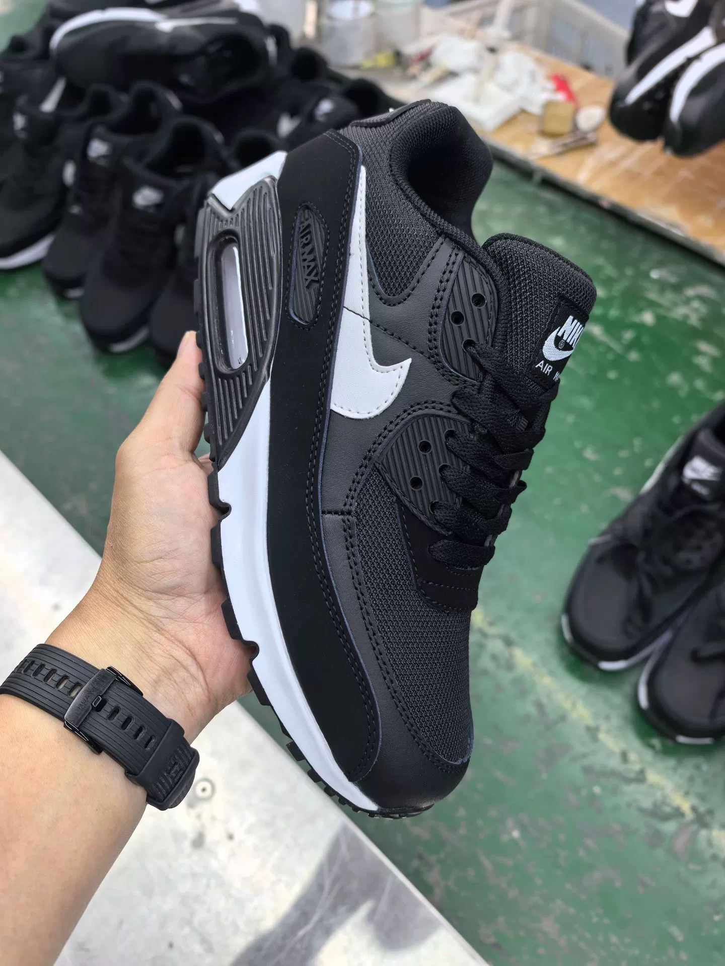 Кросс-граничная внешнеторговая Путянь обувь Air Max90 воздушная подушка сетчатые повседневные спортивные кроссовки европейский стиль высокий уровень спортивной обуви