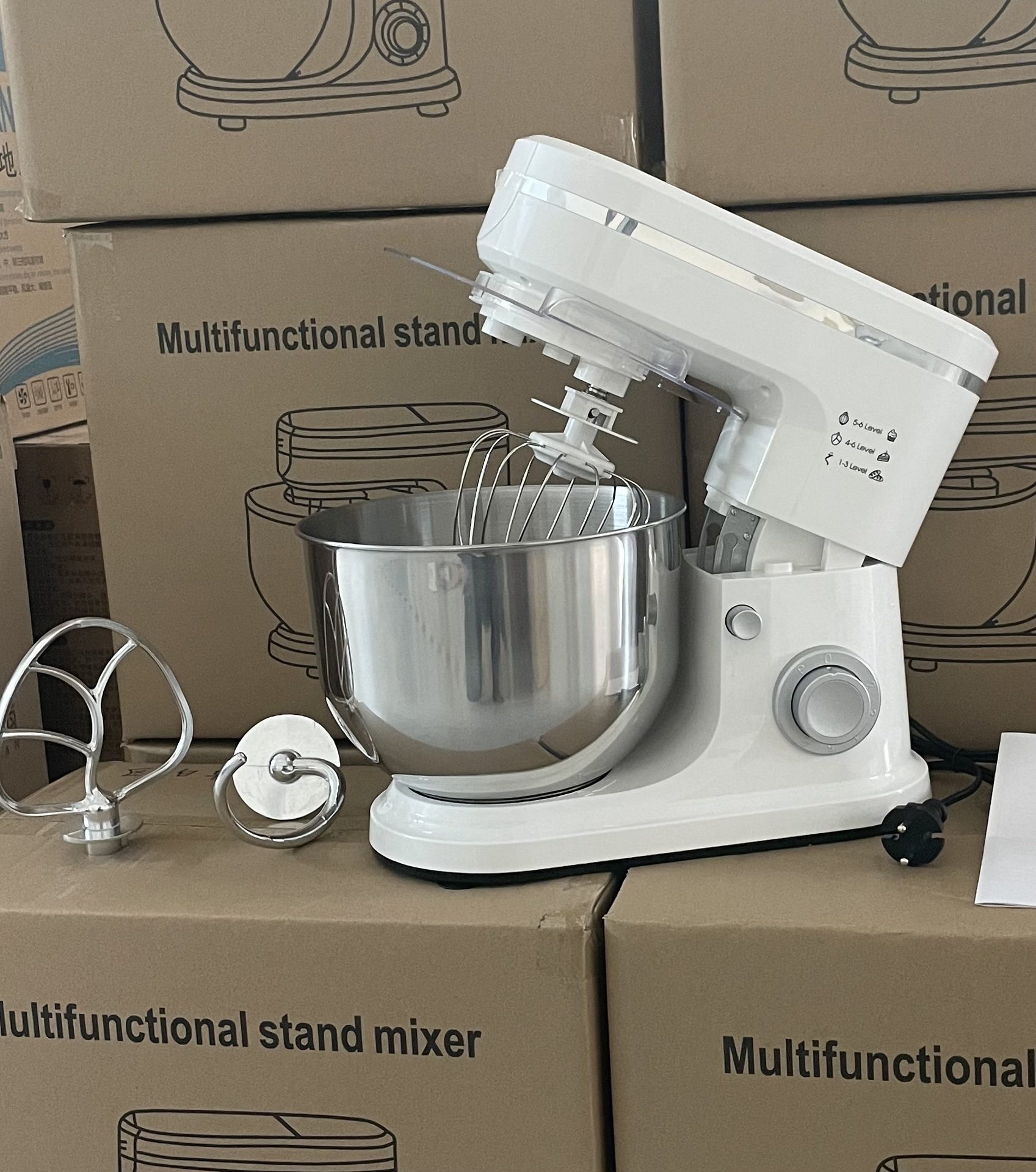 Bargain Export Chef Machine Small Dough Mixer Fully Automatic Kneading Machine Timer Multifunctional Mixer Egg Beater