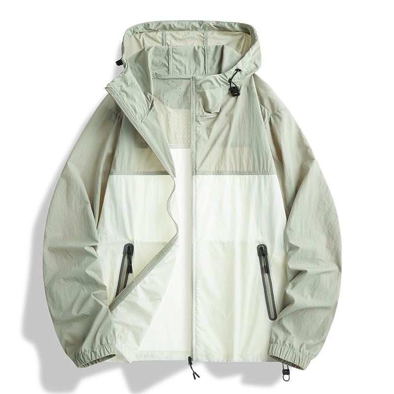 Ropa de protección solar de seda de hielo de la montaña del pájaro carpintero