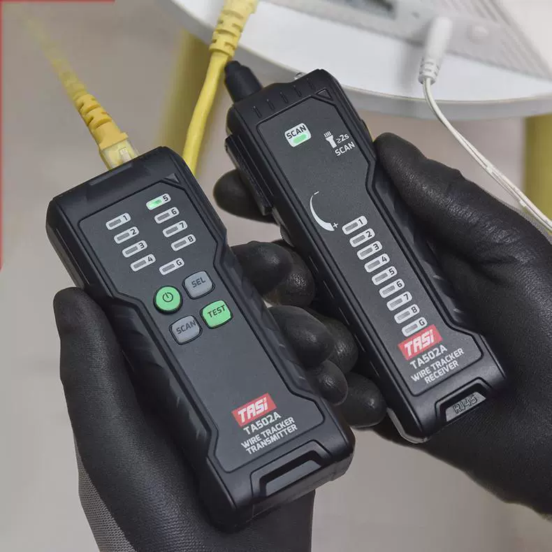 Tenas Line Finder TA502A детектор кабелей с защитой от помех, многофункциональный детектор сетевых кабельных линий, прибор для проверки электрических линий