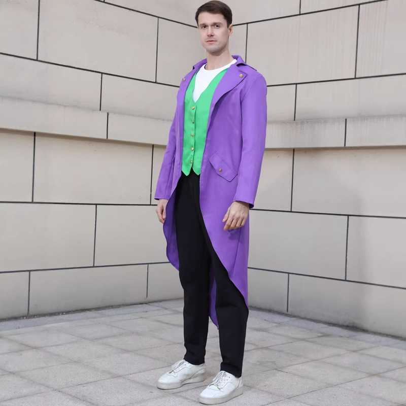 European and American Medieval Retro Punk Mid-Length Clothing Windbreaker Tuxedo Halloween Performance Clothing Amazon Hot Sale European and American Medieval Retro Punk Mid-Length Clothing Windbreaker Tuxedo Halloween Performance Clothing Amazon Hot Sale