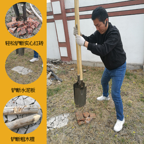 Pair of shovels and shovels for digging pole pits Tools for digging holes with shovels and shovels Pair of shovels and shovels for digging holes