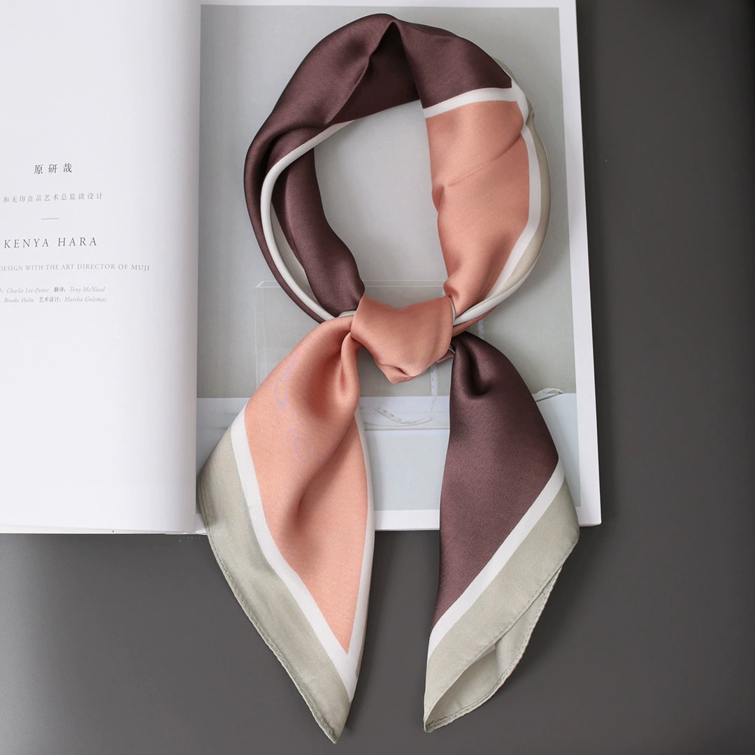 Universal silk handkerchief, decorations, scarf, European style