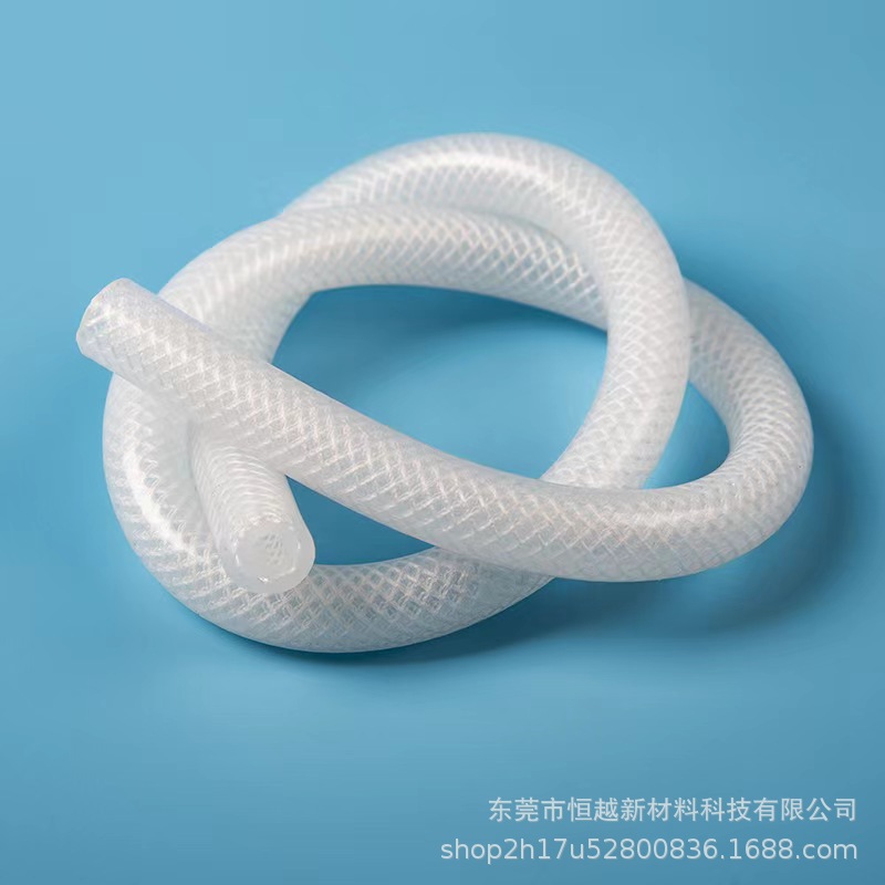 内编织硅胶软管硅胶夹线网纹管耐高压高温防爆食品级软管
