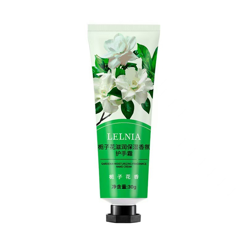 Genuino Lelnia Gardenia Flower Humectant Perfume Hand Cream 30g Flower Perfume Hand Cream