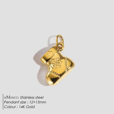 Zərgərlik ara hissələri Christmas Bead Pendant - christmas-stockings