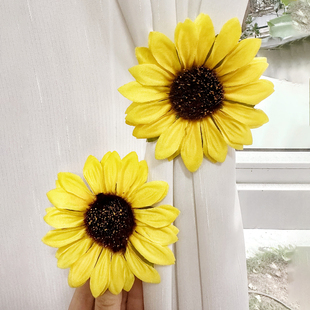 Sunflower Curtain Buckle Curtain Clip Curtain Tie Curtain Gathering Strap Living Room Home Decor