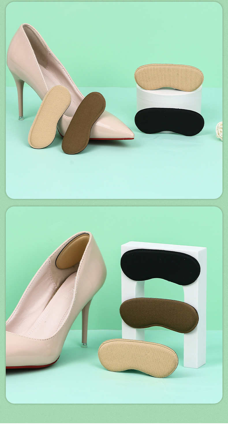 Portable Simple Heel Stickers Thickened Anti-wear High Heels Shoe Stickers display picture 1