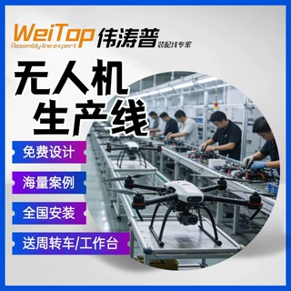 无尘车间无人机组装线 自动化倍速链生产线源头工厂