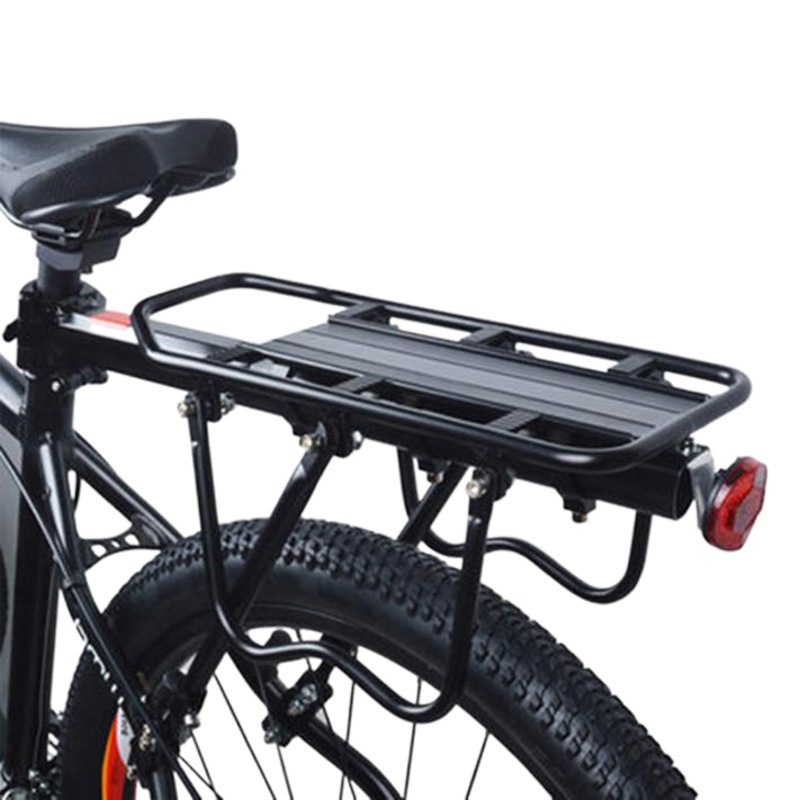Estante de bicicleta de montaña estante de montar aleación de aluminio de liberación rápida estante trasero freno de disco V freno percha estante de carga