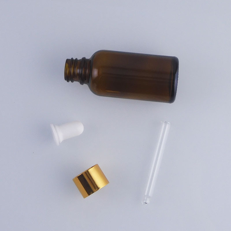 量大价优现货30ml茶色精油瓶化妆品包材精华原液滴管瓶精油瓶|undefined