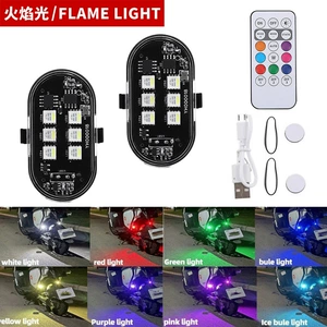 Simsiz Pultlu Təyyarə İşıqları, Motosiklet LED Strob İşıqları, Velosiped Arxa İşıqları
