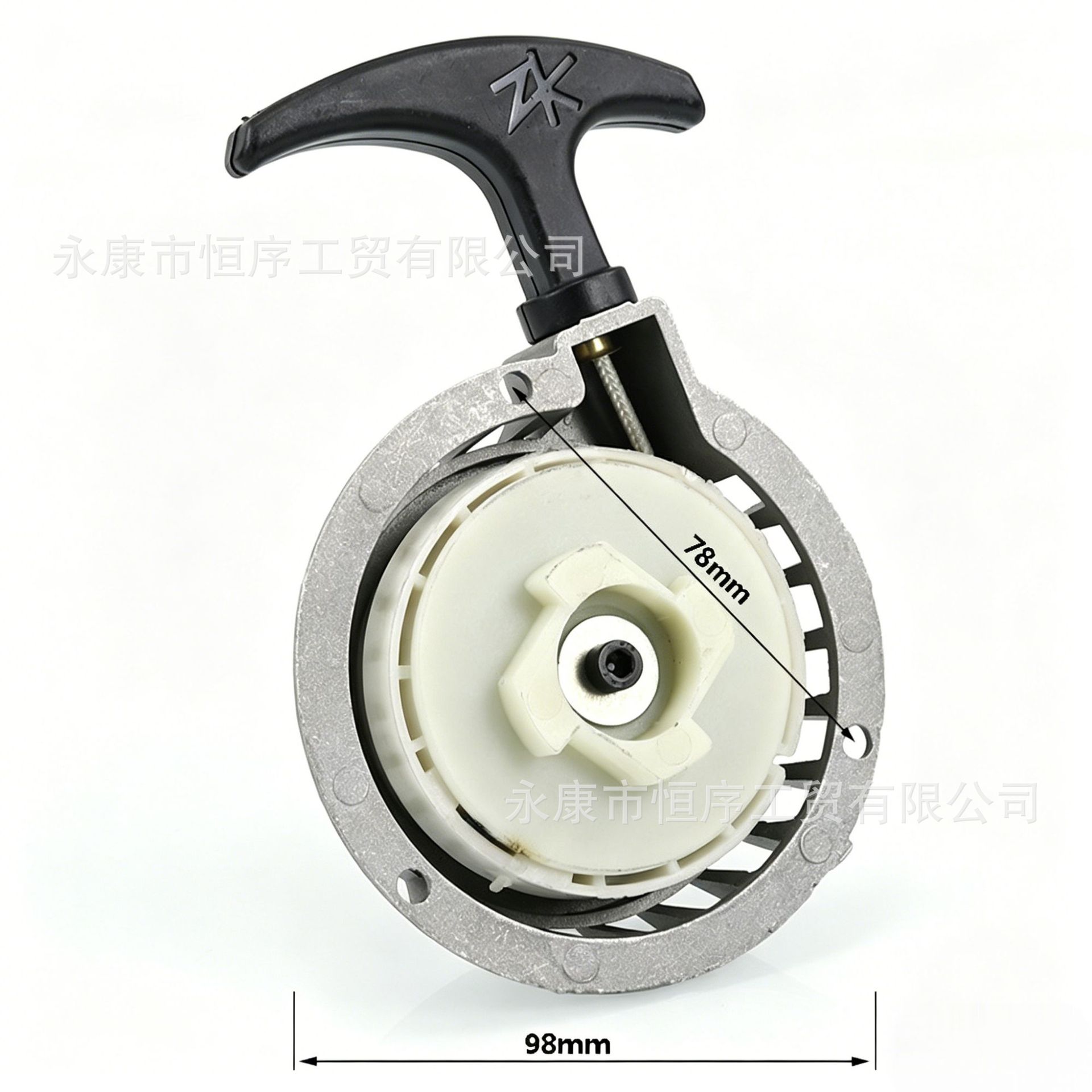 Mini Motorcycle Accessories Hand Pull Starter 49Cc Small Sports Car Engine Aluminum Easy-Pull Plate 2-Stroke Hand Pull Starter