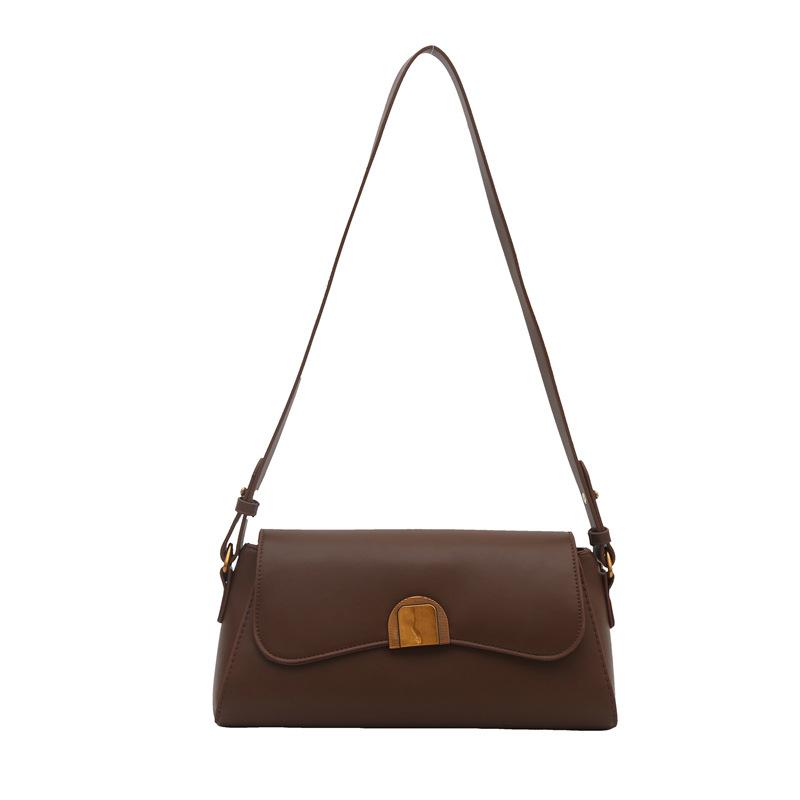 Bolsa de moda de tendencia 2025 primavera nuevo simple ocio de hombro bolso cuadrado sensación extranjera nicho mochila