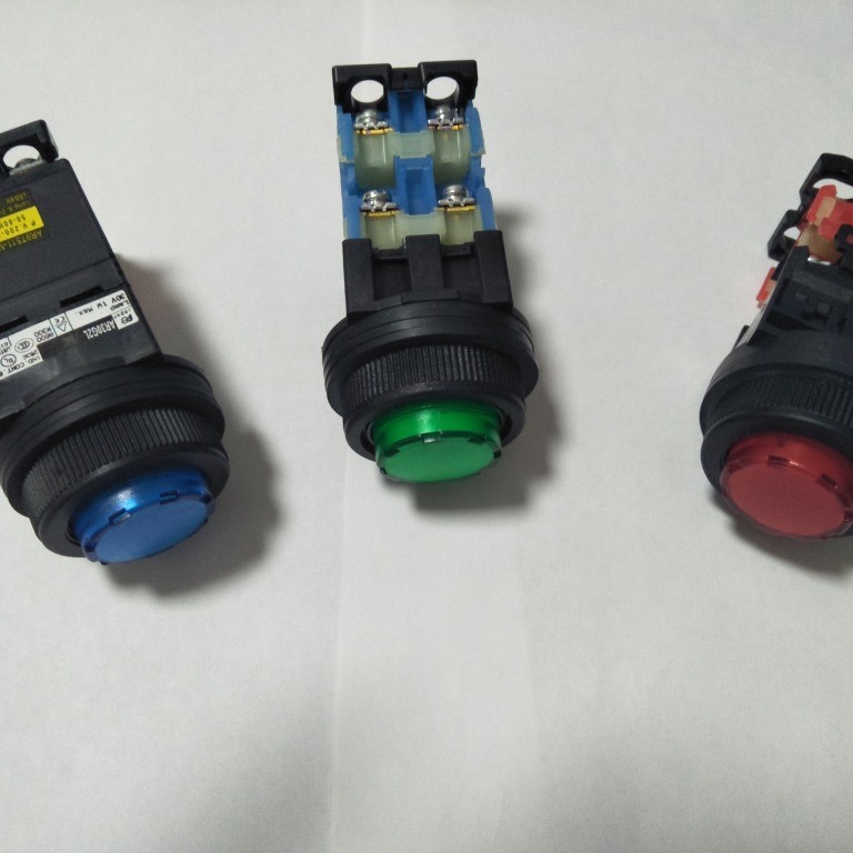 圆形凸头带灯AR30EOL-E3 24V 富士按钮AR30EOL-11M3 220V日本富士