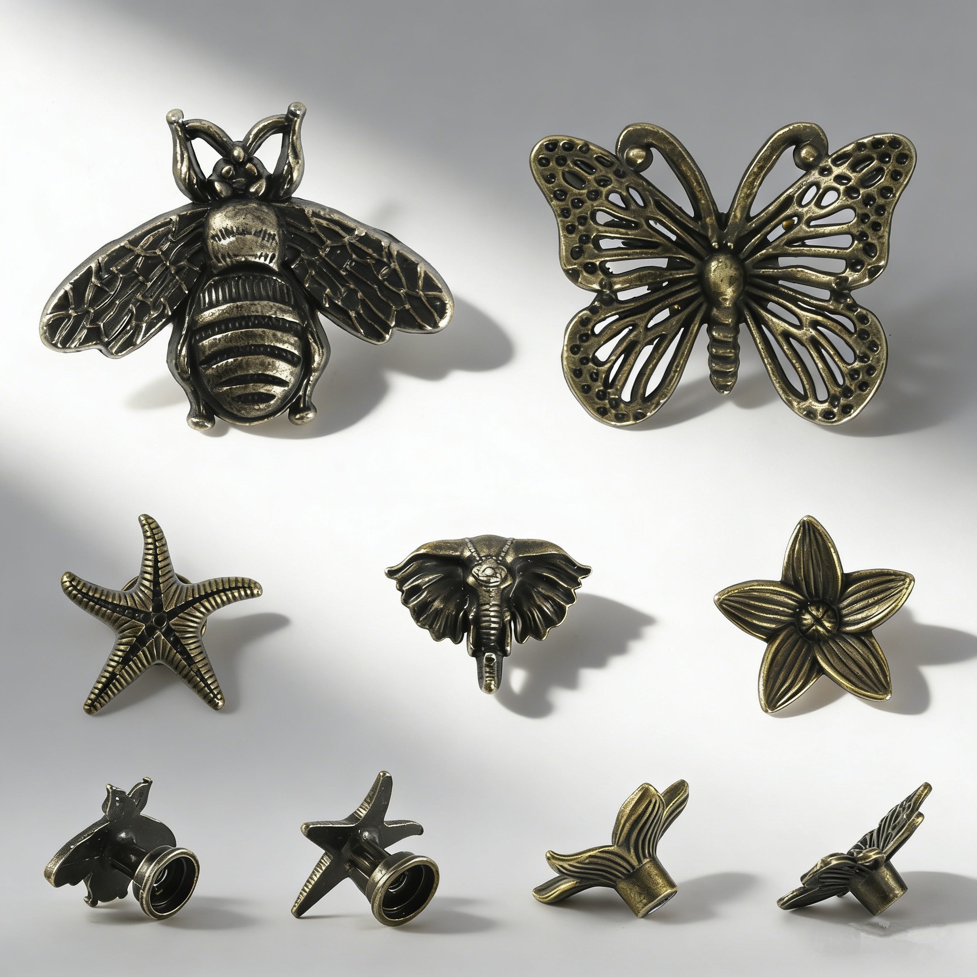 Wholesale zinc alloy animal pull hands children's room wardrobe door…