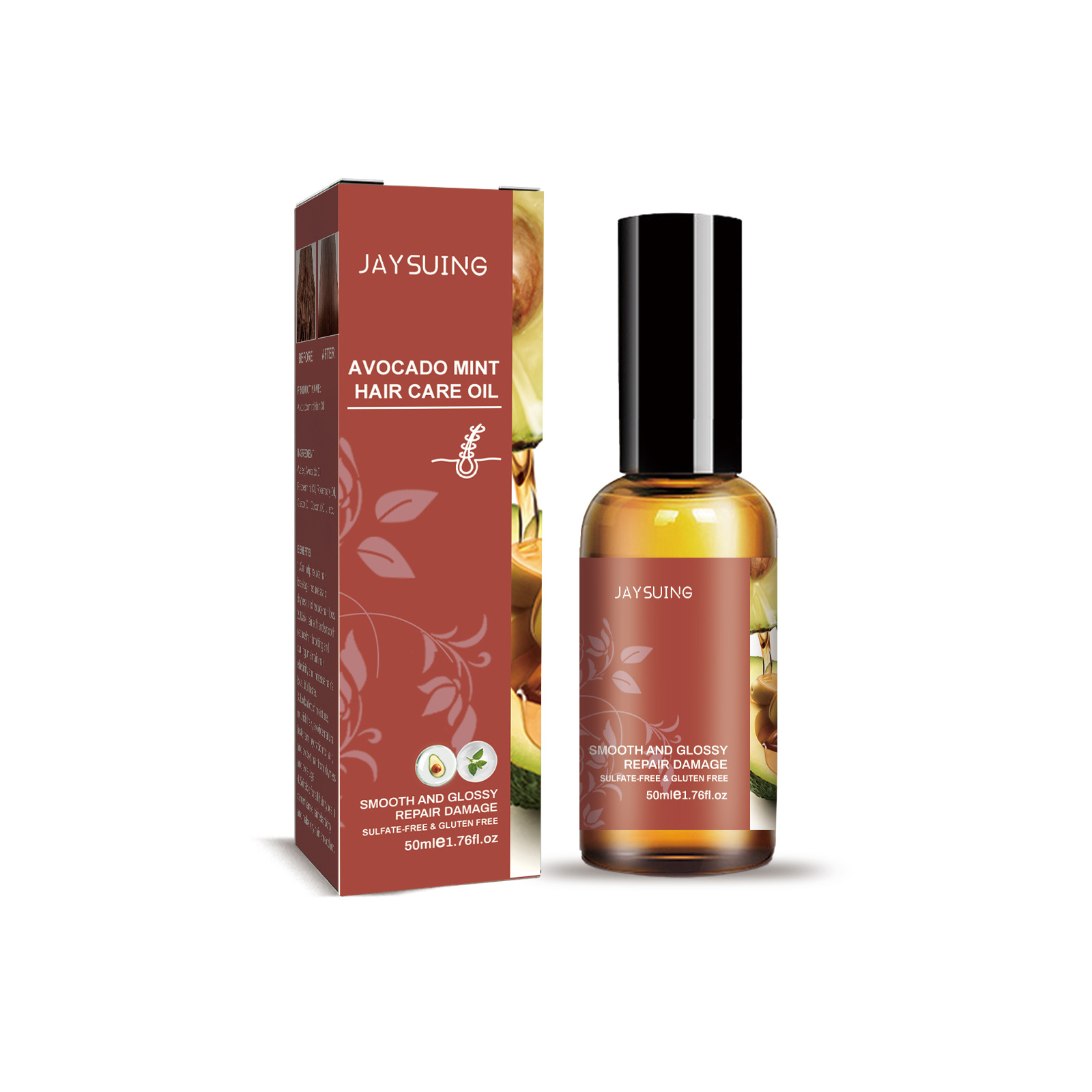 Denso e spesso Jaysuing Repair Tail Dry Fury Olio essenziale per capelli morbido e idratante_voghion.com