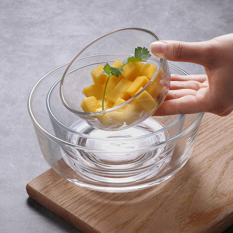 Transparent Glass Bowl, Salad Bowl, Fruit Bowl, Ice Cream Bowl, Household Rice Bowl, Thickened Bowl for Filling, Easy to Wash, for Cold Fruit and Vegetable Dishes Transparent Glass Bowl, Salad Bowl, Fruit Bowl, Ice Cream Bowl, Household Rice Bowl, Thickened Bowl for Filling, Easy to Wash, for Cold Fruit and Vegetable Dishes