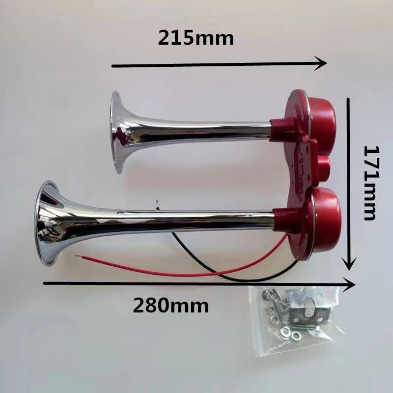 Bocinas de flauta eléctrica Bocinas de automóvil 12v Ultrasonido Bocinas de camión 24v Bocinas de motocicleta eléctrica image 2
