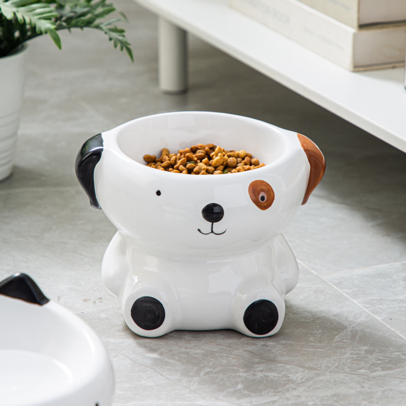 Tazón de gato tazón de comida para gatos tazón de cerámica para mascotas tazón de arroz cuenco Copa anti-golpe protección del cuello cachorro tazón de comida animal