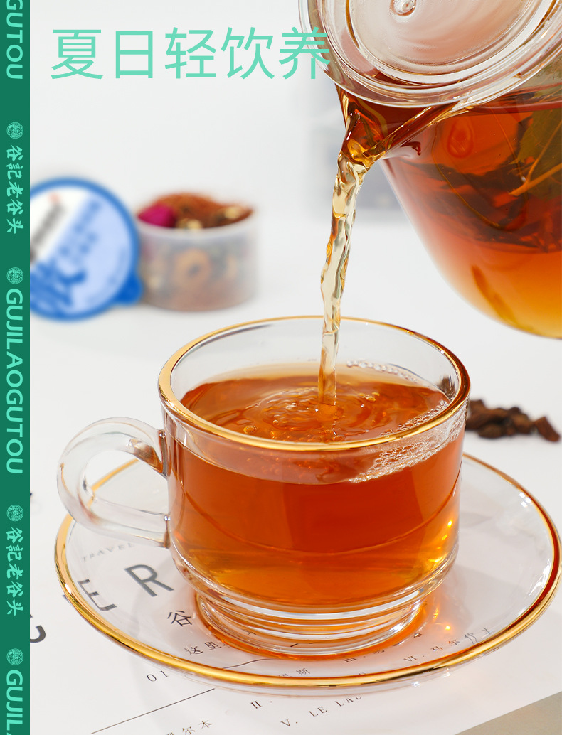 Dandelion Rose Licorice Herbal Tea Blend Chinese Wellness Tea 30 Cans 510g specifications