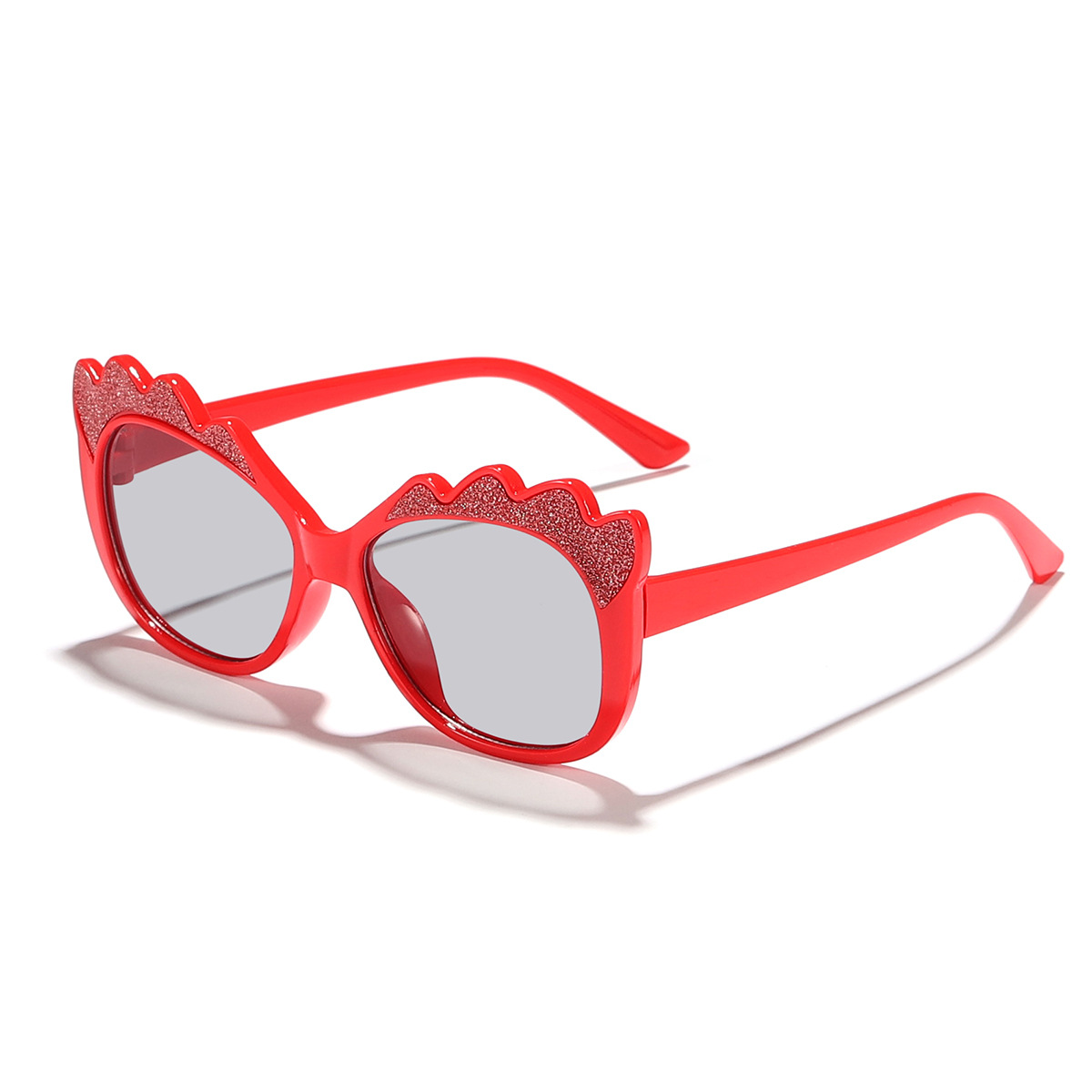 Nuevas gafas de sol de color caramelo de dibujos animados lindo con lentejuelas para niños transfronterizos