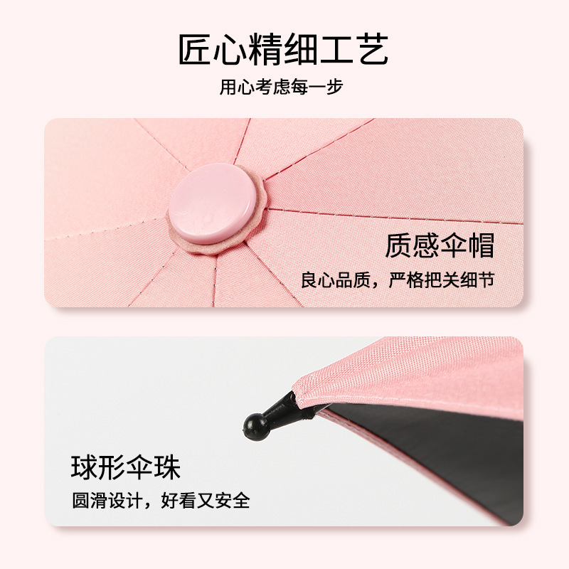 新しい 70% off グラデーション傘ビニール全自動傘日焼け止め UV 日傘晴雨兼用折りたたみ傘|undefined