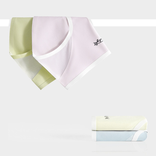 Matcha Girl 7A Antibacterial Pure Cotton Crotch Underwear for Women, One-Piece, Ultra-Soft, Seamless, Youthful Design, Mid-Rise Sports Briefs