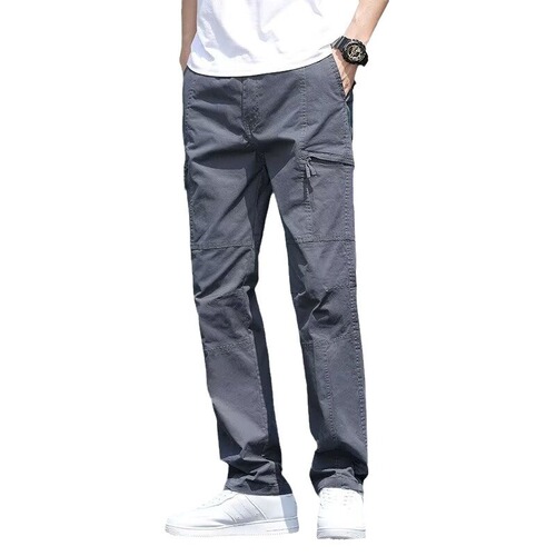 Men's Work Pants - Summer, Autumn, Thin, Loose, Casual, Versatile Straight Leg Work Trousers