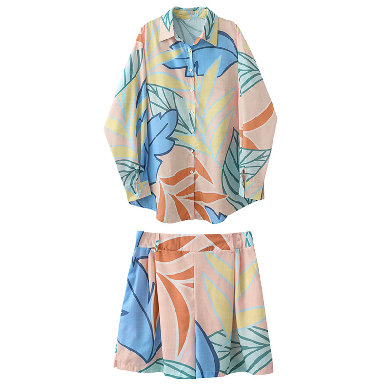 컬러풀한 투피스 세트