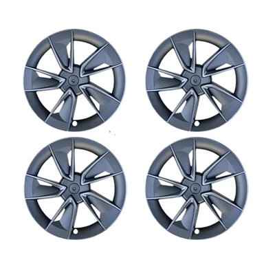 20inch full-cover wheel protection – Hub cover - new-model-y-19inch-high-performance-model-gray-and-black-color-combination20