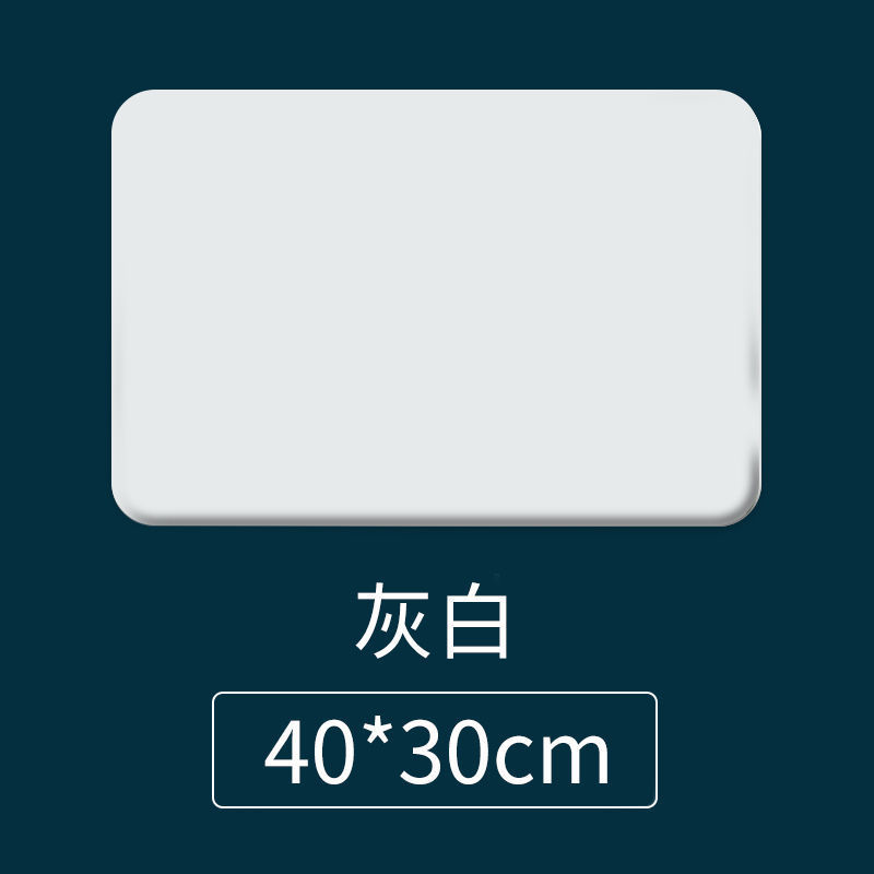 회백색 [40*30cm] 규조토 경질 매트 - 장인 정신으로 엄선