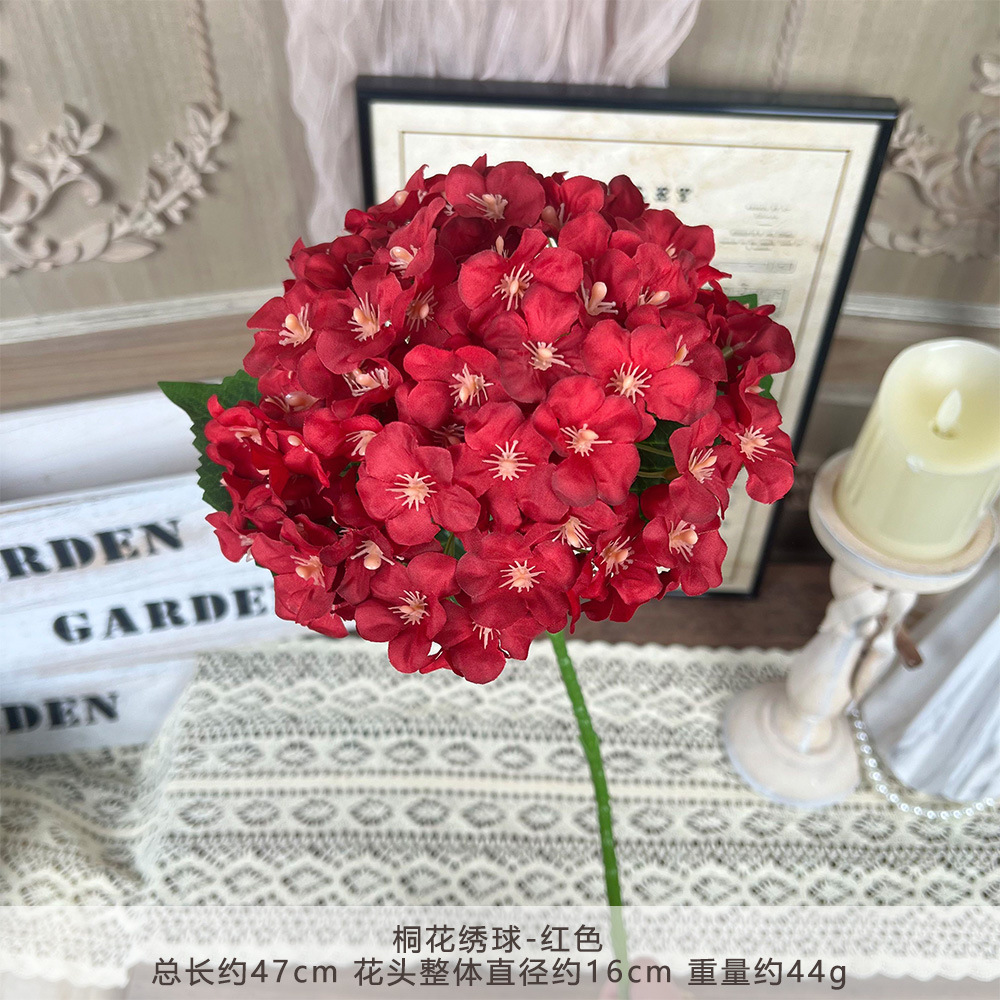 Hz-tonghua hydrangea-red